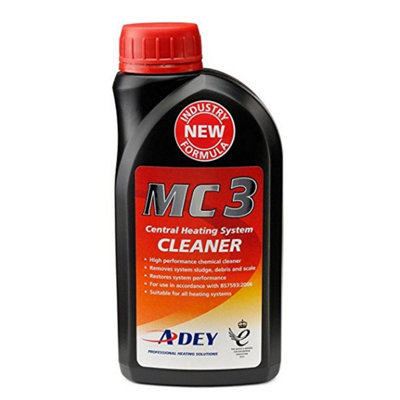 Adey Mc3 Magnaclean Central Heating System Scale Cleaner Sludge Remover 500Ml from B&Q