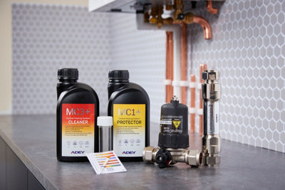 Adey Magnaclean Atomsc Compliance Pk With 22mm Filter & 22mm Eletroscale Fl1-03-07656. from B&Q