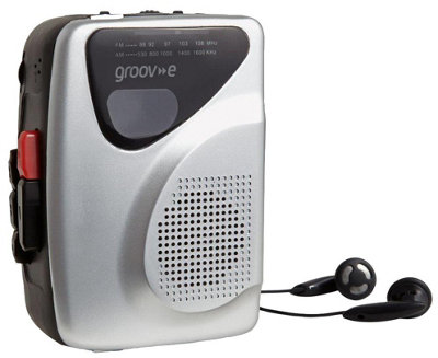 Groov-E Unisex Silver Retro Series Personal Cassette Player Recorder In - Image 6