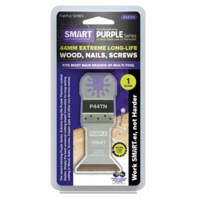 Smartool Smart P44Tn1 Purple Series 44 mm Titanium Titanium Bi-Metal Blade