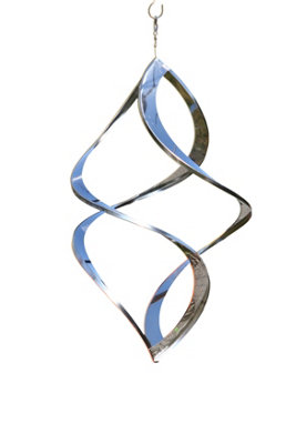 B&Q -  Modern Stainless Steel Nova Wind Spinner