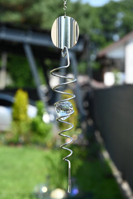 B&Q -  Stainless Steel Modern Crystal Spiral