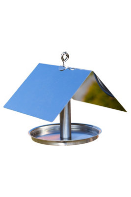 Home 2 Garden Stainless Steel Hut Bird Feeder from B&Q