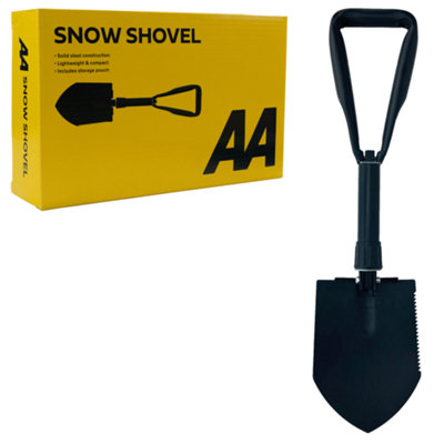 B&Q -  Snow Shovel Car Essential Emergency Fordable Lightweight & Compact