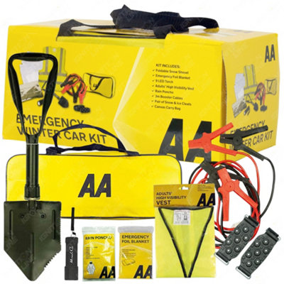 AA European Emergency Travel Kit Car Driving Motoring Winter Snow Shovel - Image 6