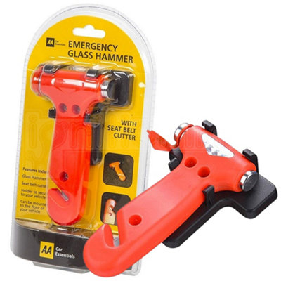 AA Emergency Car Window/Glass Hammer Seatbelt Cutter Rescue Tool - - Image 9