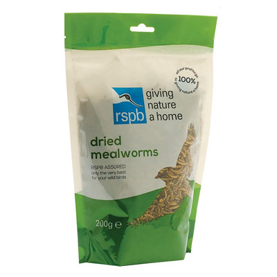 Rspb Mealworms For Wild Birds 200G from B&Q