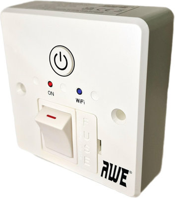 B&Q -  13A Smart Wifi Fused Timer Spur Electric Heating Immersers Towel Rails & Lighting 5Yr Warranty Alexa & Google Voice Control
