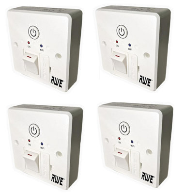 B&Q -  4X 13A Smart Wifi Fused Timer Spur Electric Heating Immersers Towel Rails & Lighting 5Yr Warranty Alexa & Google Voice Control