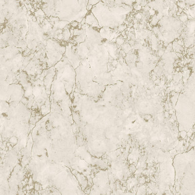 Debona Athena Marble Effect Plain Cream Glitter Metallic Wallpaper 4022 from B&Q