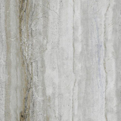 B&Q -  Vertical Marble Grey Metallic Gold Effect Textured Wallpaper 5040