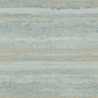  - Strata Marble Wallpaper Sage Green / Gold World Of Wallpaper 3102
