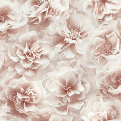 Debona Bloom Pink Wallpaper Floral Rose Glamorous Stylish Feature Wall 5060119355434 - Image 5