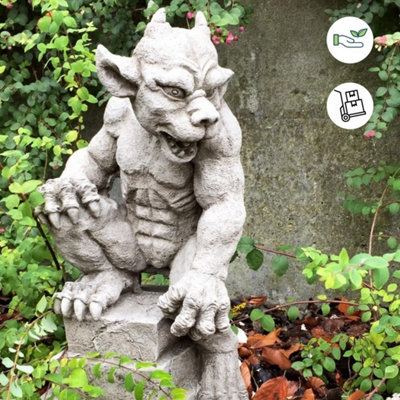 Stone Cast Guardian Gargoyle Statue from B&Q