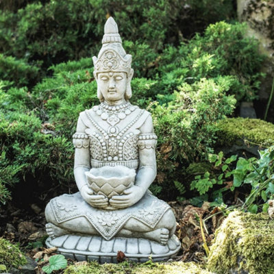 Medium Sized Sitting Lotus Thai Buddha Statue from B&Q