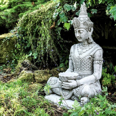Sitting Oriental Thai Buddha Statue from B&Q