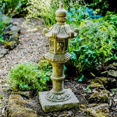 Stone Cast Tall Pagoda For The Garden from B&Q