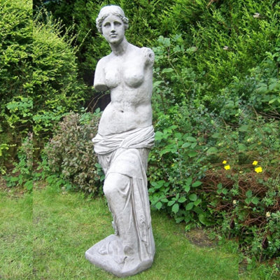 Large Venus De Milo Style Garden Statuary from B&Q