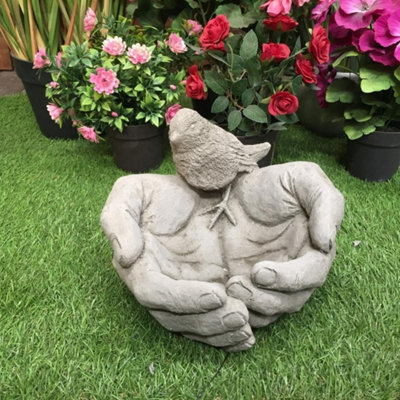 Bird In Hand Birdbath / Bird Feeder from B&Q