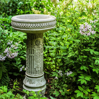 Sunflower Design Tall Birdbath from B&Q
