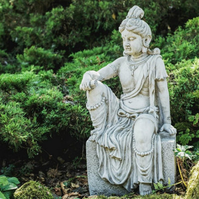 Meditating Indian Buddha Garden Ornament from B&Q