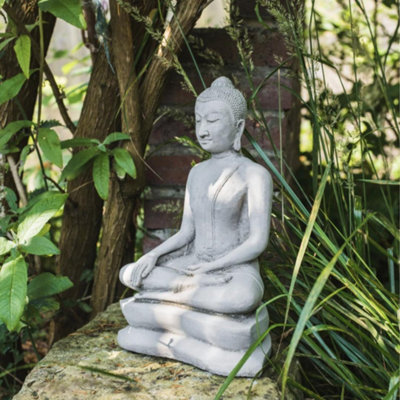 Traditional Meditating Small Buddha Statue from B&Q