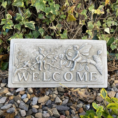 Fairy Design 'welcome' Wall Plaque from B&Q