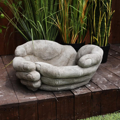 Large Hand Shaped Planter / Flowerpot from B&Q
