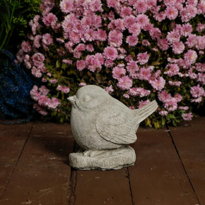 Adorable And Charming Stone Cast Robin Ornament from B&Q