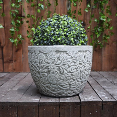 Small Regency Stone Flower Pot from B&Q