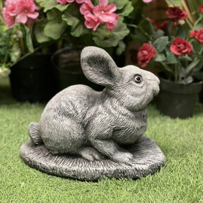 Large Bunny Rabbit Garden Ornament from B&Q