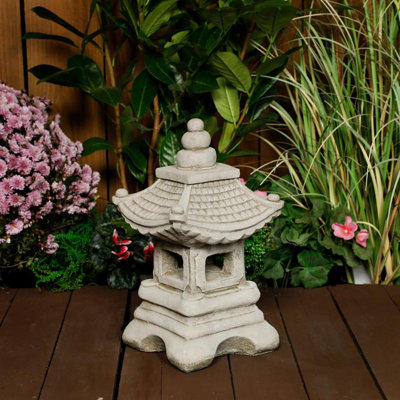 Small Fuji Pagoda Garden Ornament from B&Q