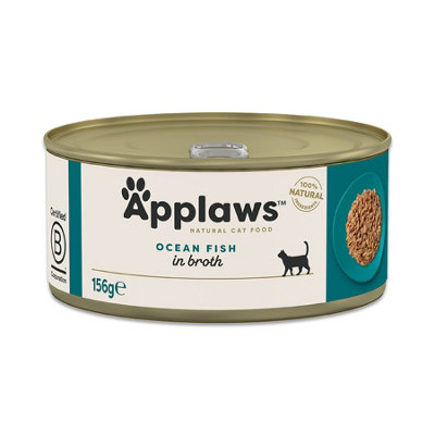 Applaws Cat Can Ocean Fish 156G (Pack Of 24) from B&Q