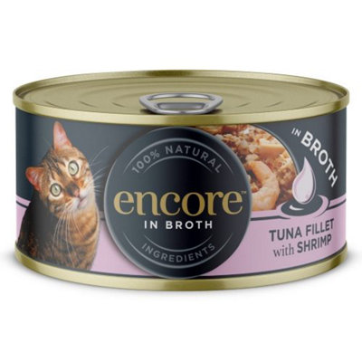 Encore Cat Tin Shrimp & Tuna70G (Pack Of 16) from B&Q