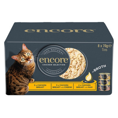 Encore Cat Tin Multipack Chicken 32 X 70G from B&Q