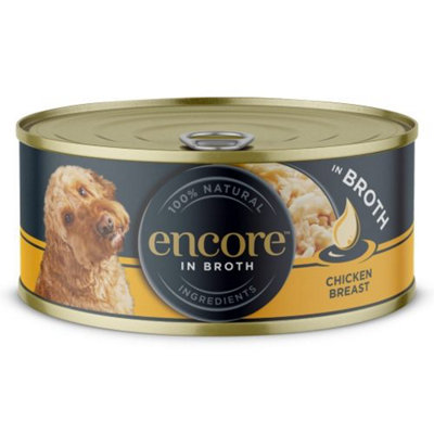 Encore Dog Tin With Chicken Fillet - 156G (Pack Of 12)