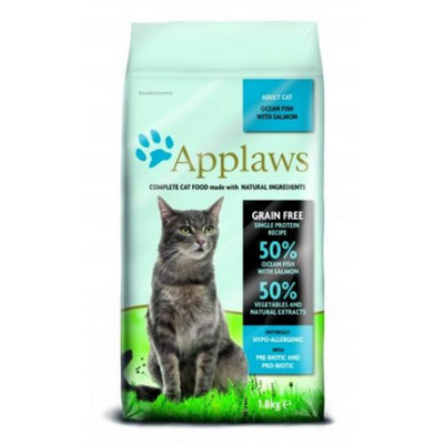 Applaws Cat Dry Ocean Fish With 350G X 6 Salmon