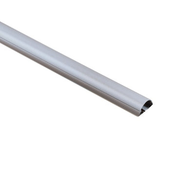 D-Line Aluminium Effect Semi-Circle Trunking Length,(W)30mm (L)2M (H)15mm from B&Q