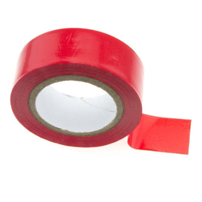 Kenable Pvc Electrical Wire Insulation Insulating Tape 19mm X 8M Red from B&Q