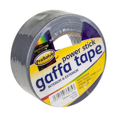 Gaffa Tape - Strong Black HEAVY DUTY Gaffer Cloth Duck Duct 48mm x 50m Easy Tear - Image 3