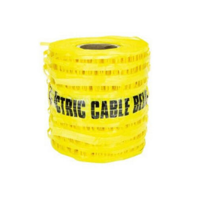 PBSL Group Detectable Underground Warning MeshElectric Cable 230mm X 100Mtr from B&Q