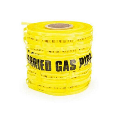 PBSL Group Detectable Underground Warning MeshGas Main 230mm X 100Mtr from B&Q