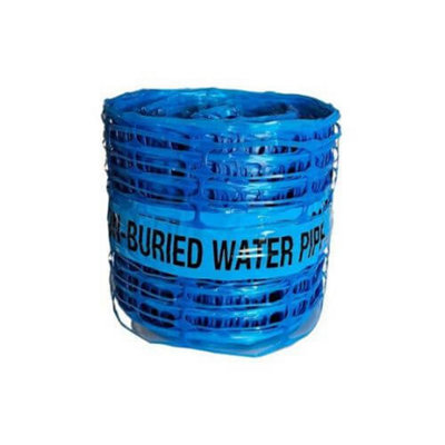 PBSL Group Detectable Underground Warning MeshWater Pipe 230mm X 100Mtr from B&Q