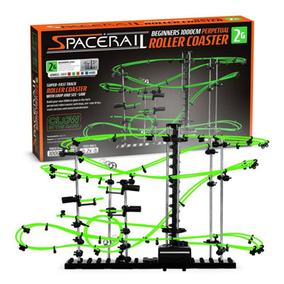 CKB LTD Iggi Spacerail Level 2Glow In The Dark Perpetual Rollercoaster Rail Self Build Game Marble Run from B&Q