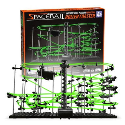 CKB LTD Iggi Spacerail Level 4Glow In The Dark Perpetual Rollercoaster Rail Self Build Game Marble Run from B&Q