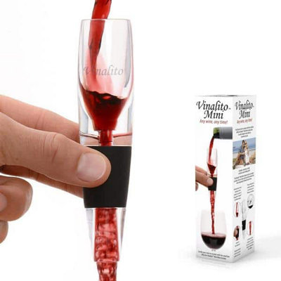 CKB LTD Vinalito Mini Travel Wine AeratorDecanterPourer With Travel Case from B&Q