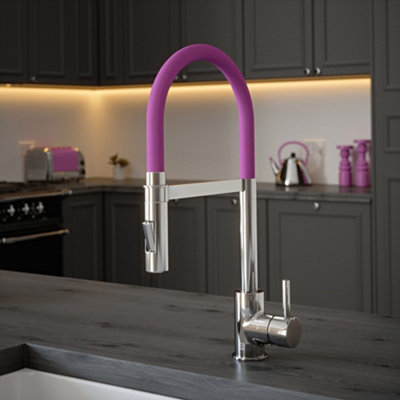 B&Q -  Chrome Mixer Spray Tap With Mulberry Tube