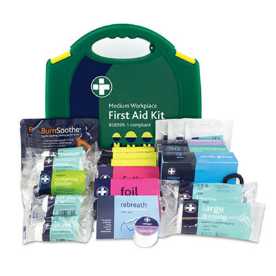 Timco Workplace First Aid Kit British Standard CompliantMedium from B&Q