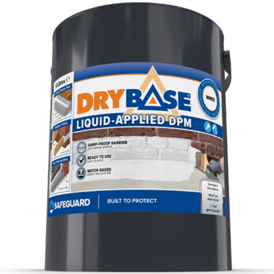Drybase Liquid-Applied DPM - Damp Proof Membrane - 5L - White - Image 4