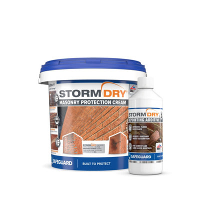 Stormdry Masonry Protection Cream 5L Bundle - Brick, Stone, Mortar Waterproofing Sealer - Clear - Image 3